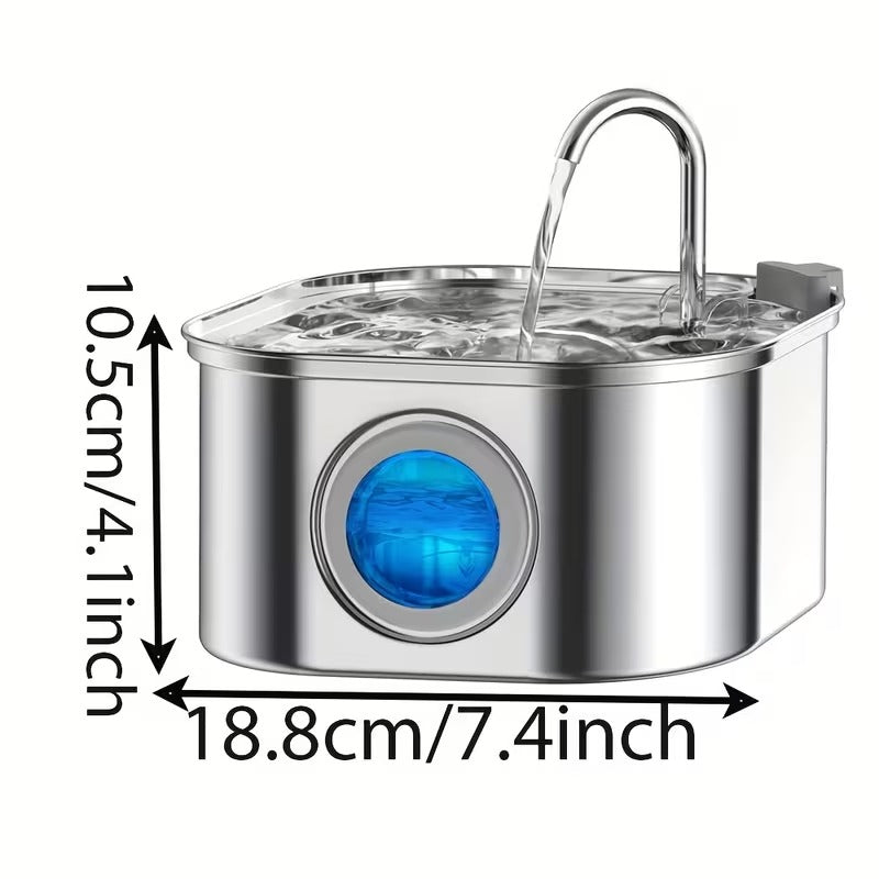 3.2L Steel Pet Fountain