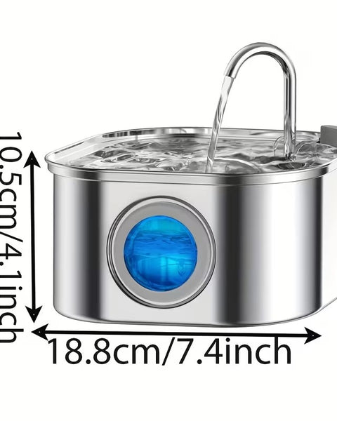3.2L Steel Pet Fountain