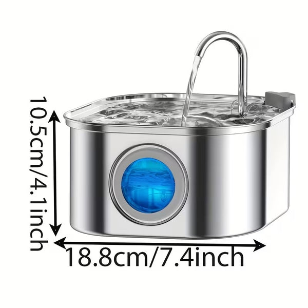3.2L Steel Pet Fountain