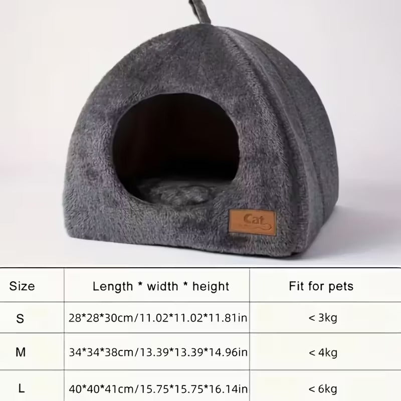 Cozy Triangle Cat Bed