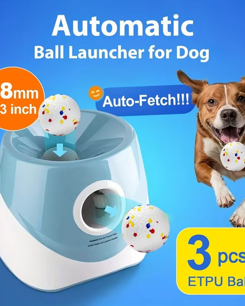 Automatic Dog Ball Launcher for Indoor & Outdoor Play