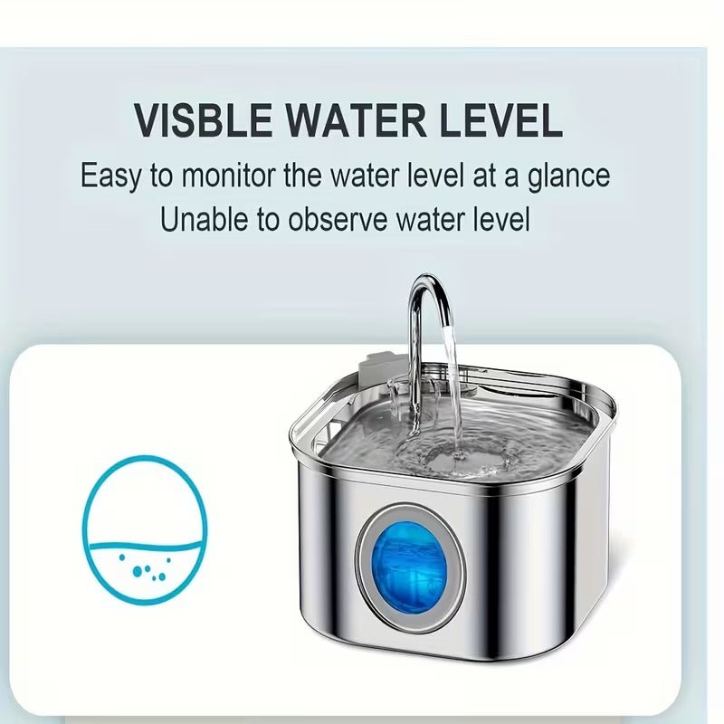 3.2L Steel Pet Fountain
