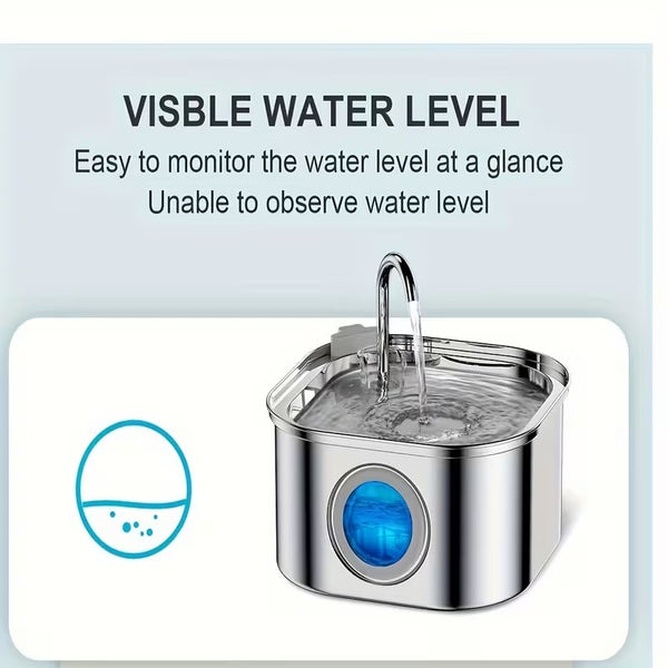 3.2L Steel Pet Fountain