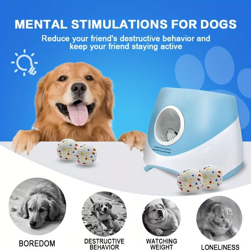 Automatic Dog Ball Launcher for Indoor & Outdoor Play