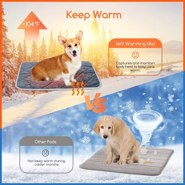 Self-Warming Pet Bed