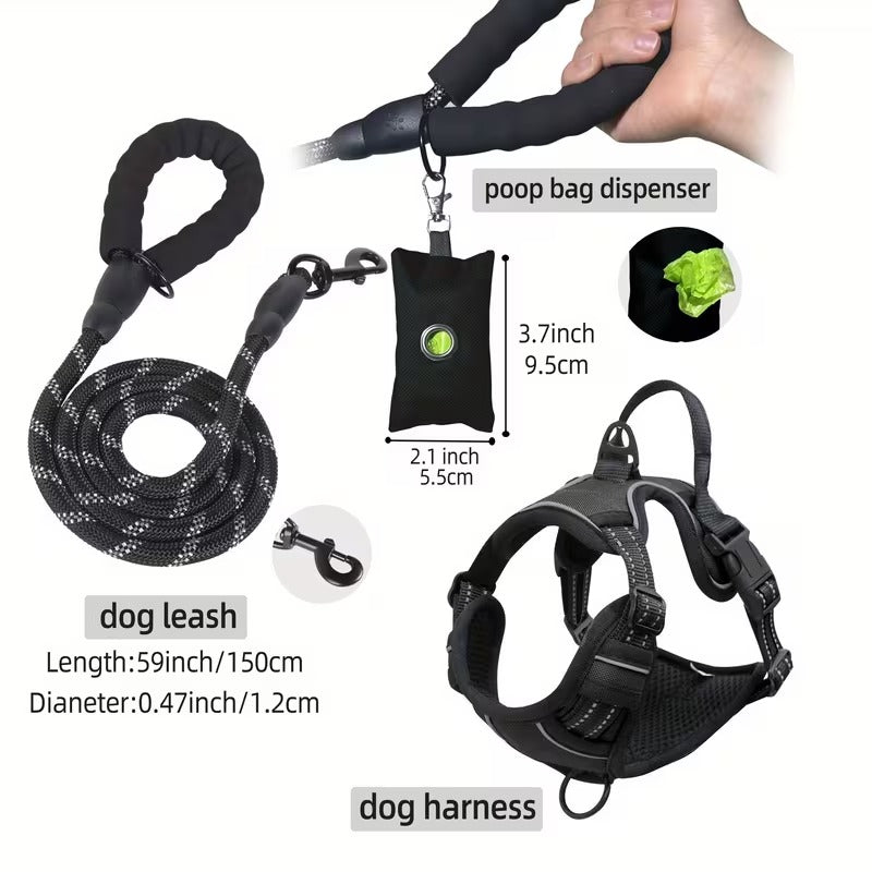 3pcs Escape-Proof Dog Set