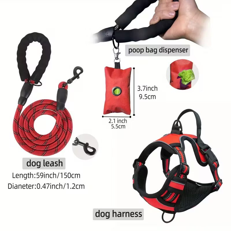 3pcs Escape-Proof Dog Set