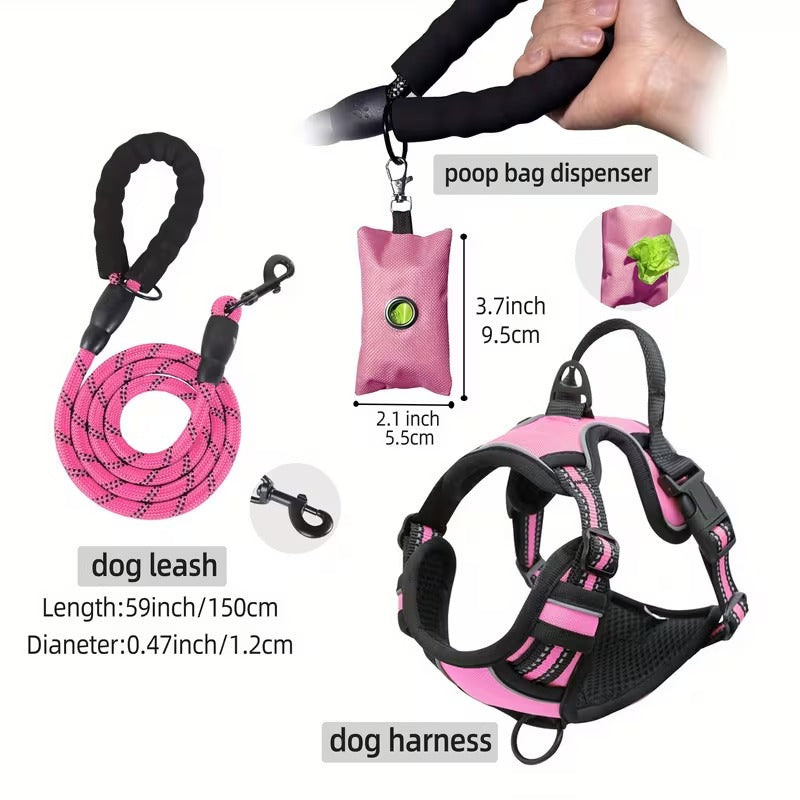 3pcs Escape-Proof Dog Set
