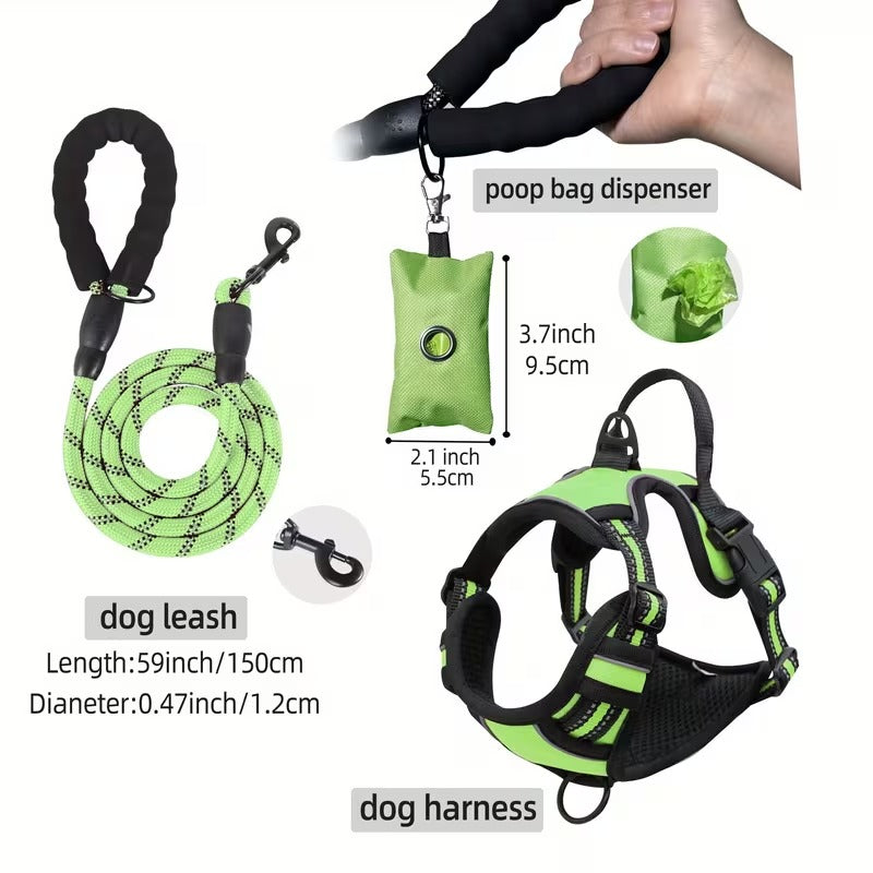 3pcs Escape-Proof Dog Set