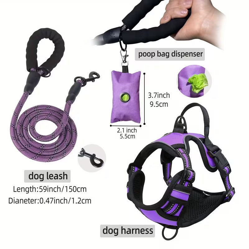 3pcs Escape-Proof Dog Set
