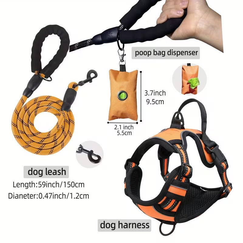 3pcs Escape-Proof Dog Set